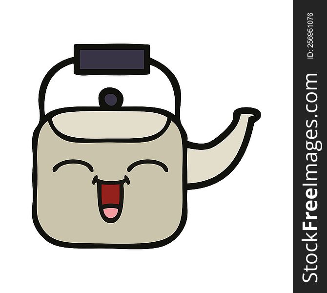 cute cartoon kettle