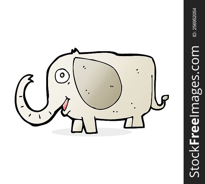 Cartoon Baby Elephant