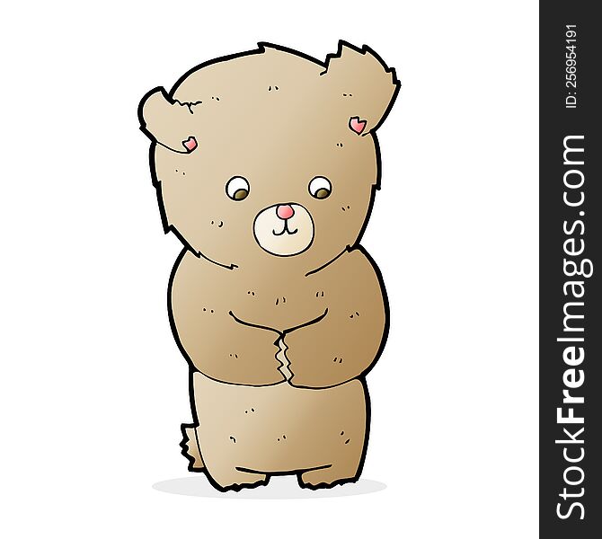 cute cartoon teddy bear