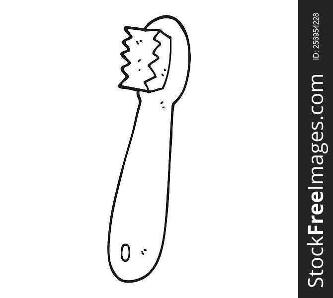 cartoon toothbrush