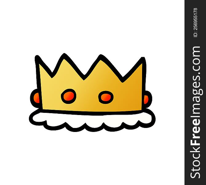 Cartoon Doodle Royal Crown