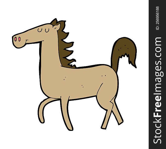 cartoon horse