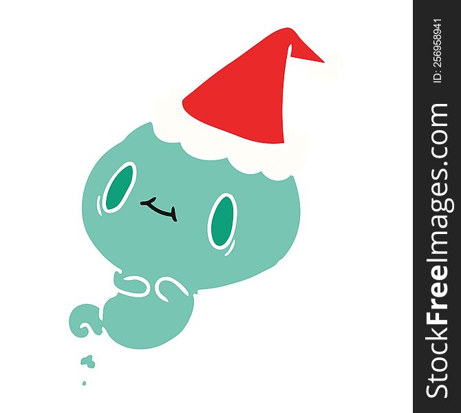 Christmas Cartoon Of Kawaii Ghost