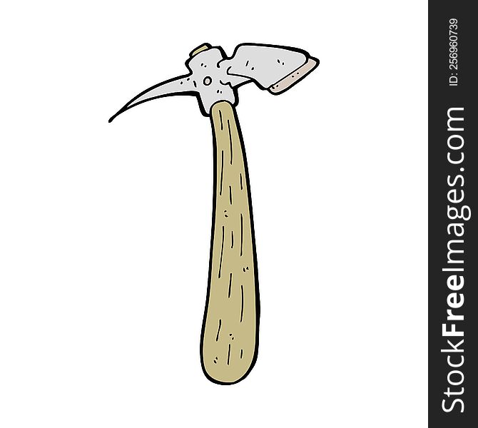 Cartoon Pick Axe