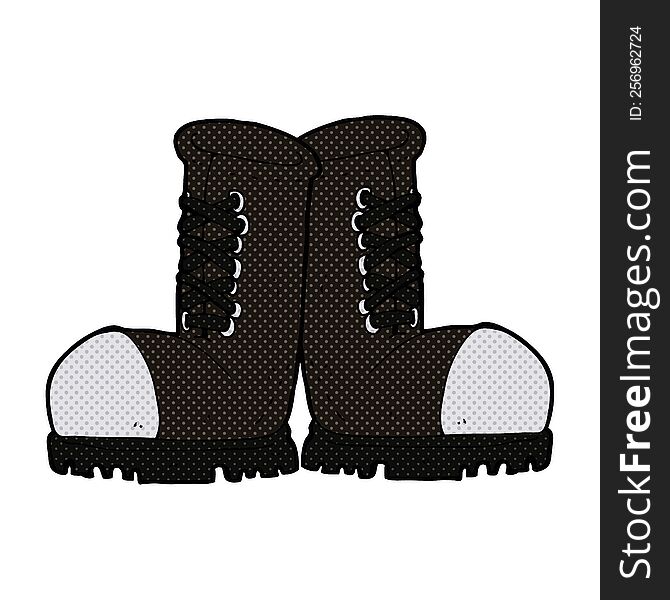 Cartoon Steel Toe Cap Boots