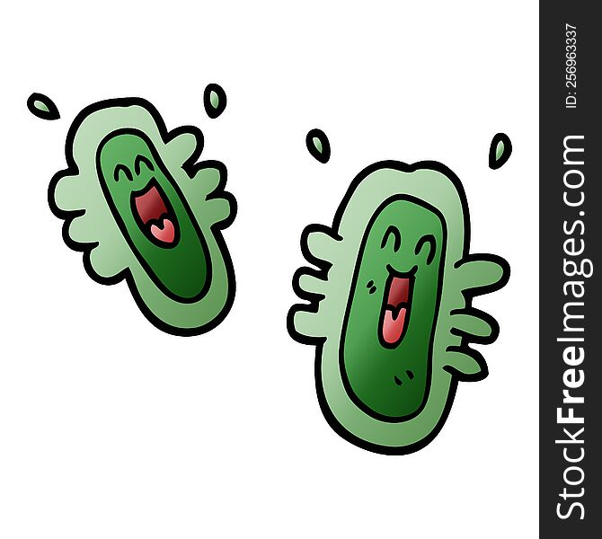 cartoon doodle happy germs
