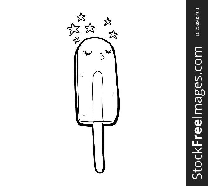 Cartoon Ice Lolly