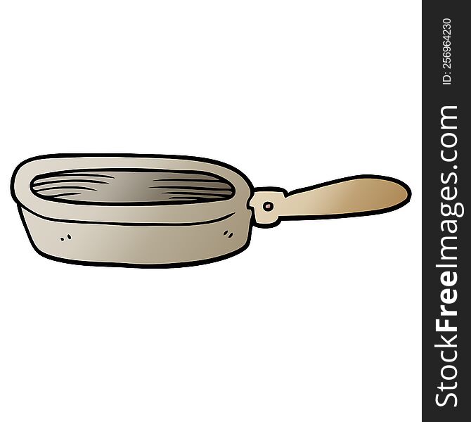 Cartoon Doodle Of A Frying Pan