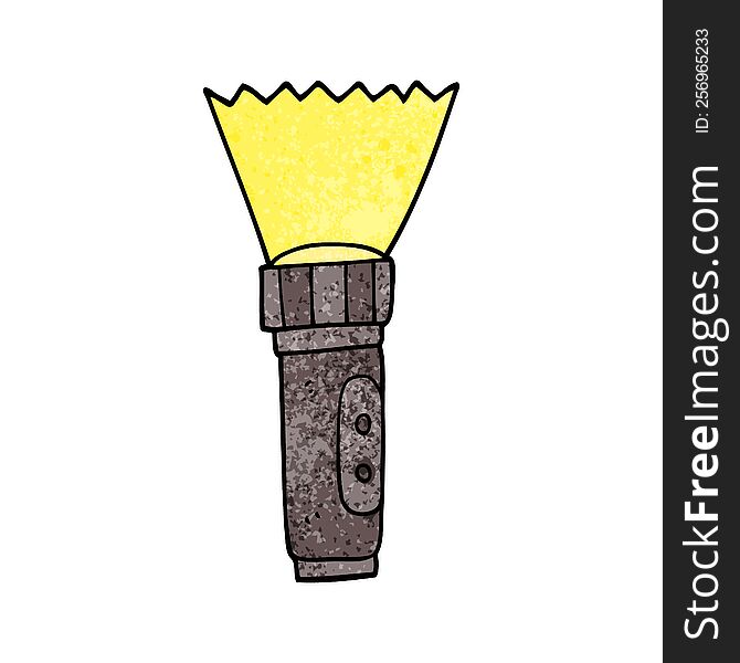 Cartoon Doodle Electric Torch