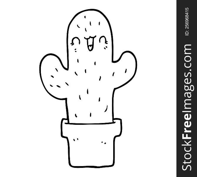 cartoon cactus