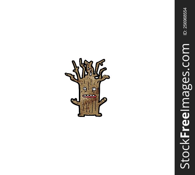 little tree cartoon character