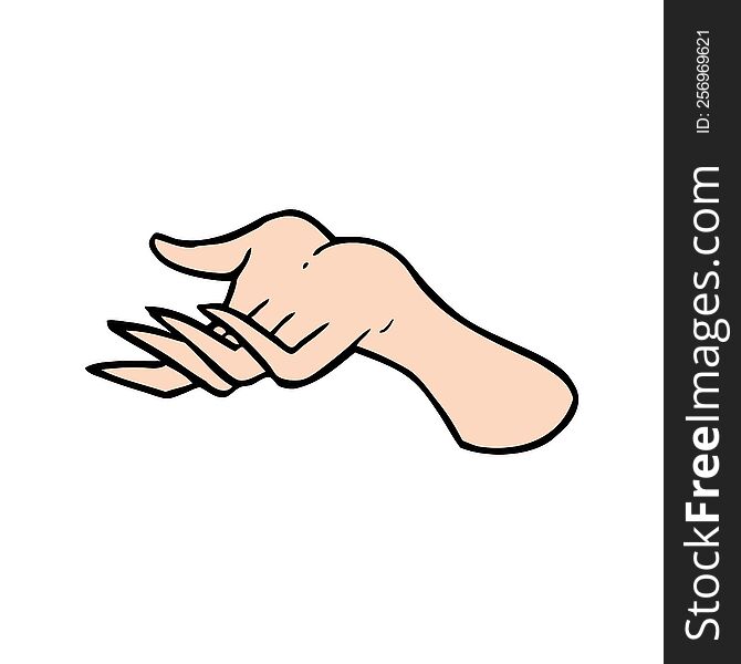 cartoon hand