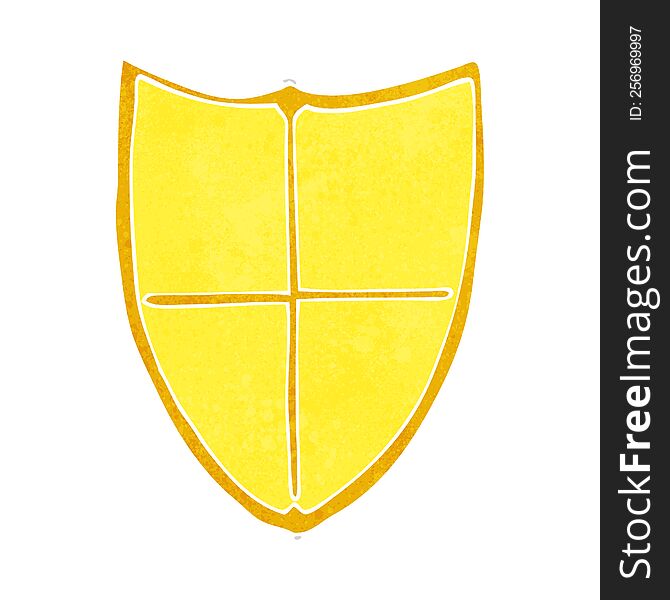 cartoon heraldic shield