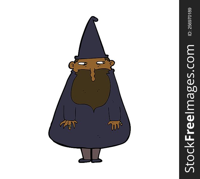 cartoon wizard