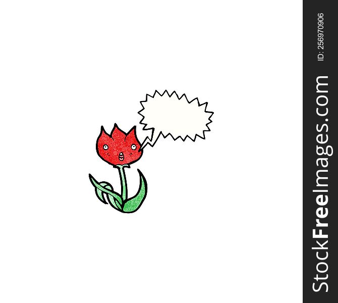 shocked tulip cartoon