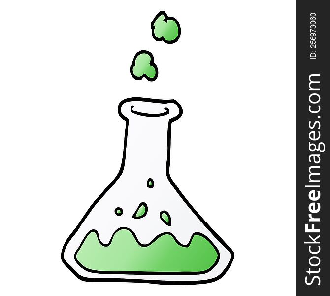 Cartoon Doodle Chemicals In Bottle