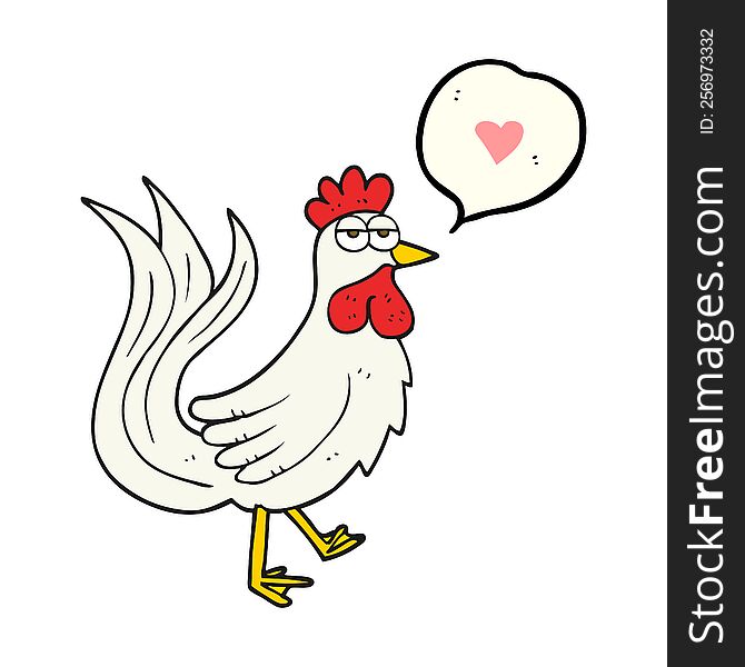 speech bubble cartoon cock