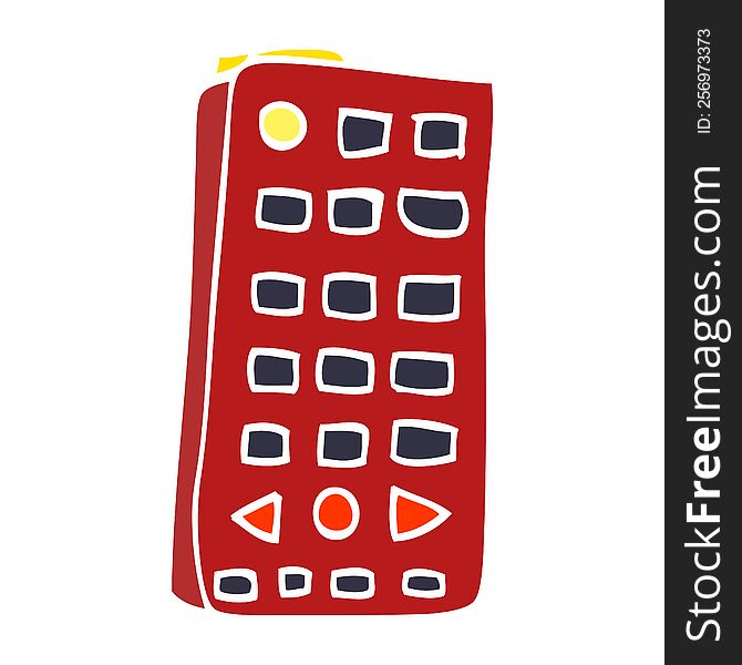 cartoon doodle remote control