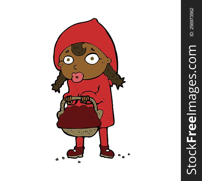 little red riding hood cartoon