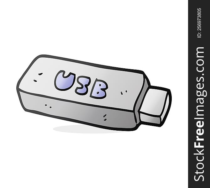 cartoon USB stick