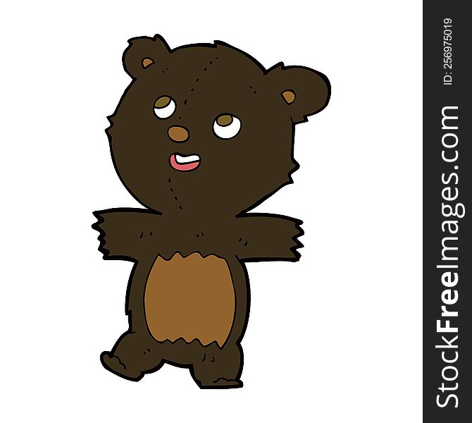 Cartoon Black Bear