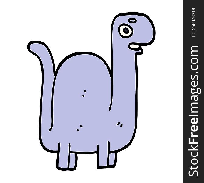 cartoon doodle prehistoric dinosaur