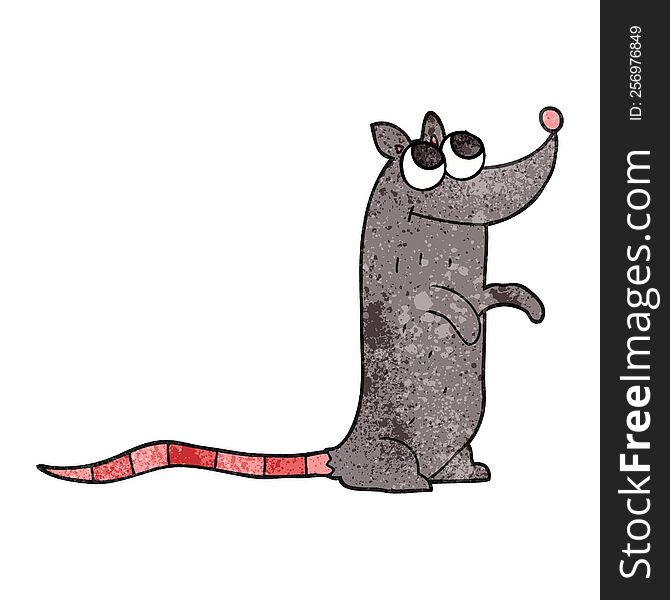 Textured Cartoon Rat