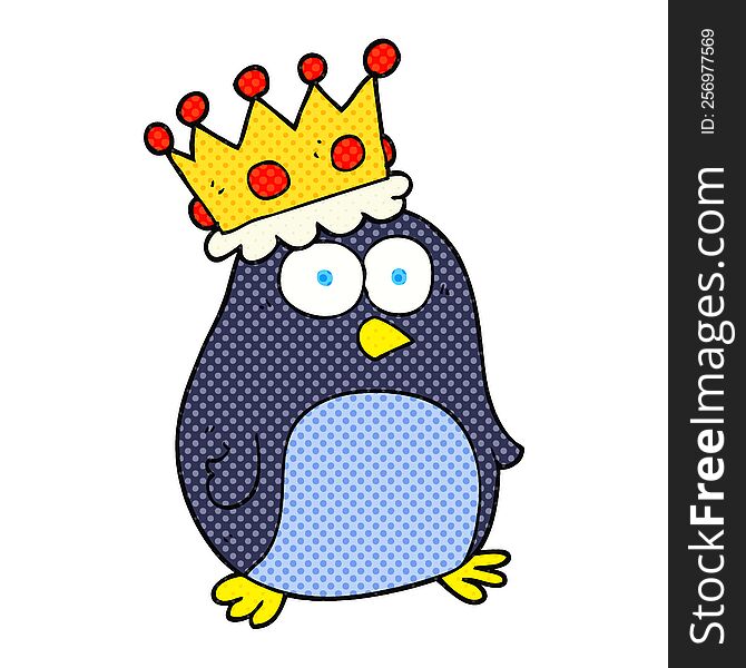 Cartoon Emperor Penguin