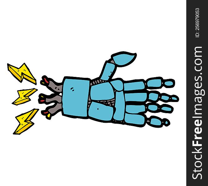 Cartoon Robot Hand