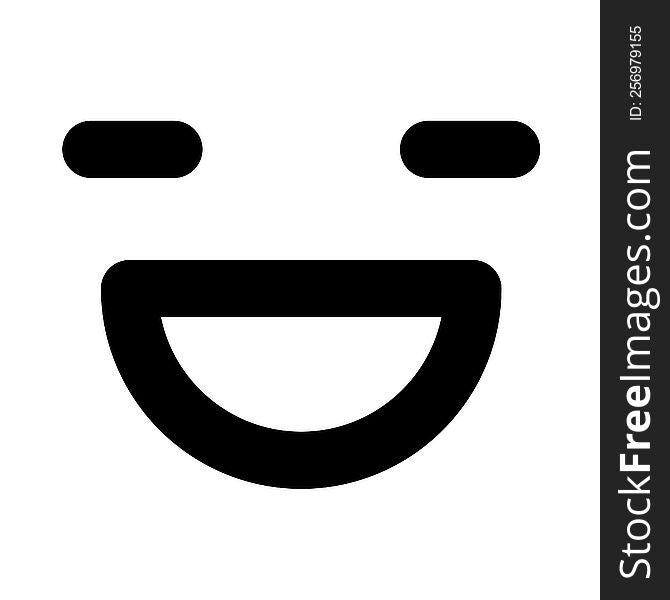 Simple Happy Face Icon