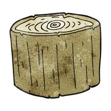 Free Textured Cartoon Log Stock Photography - 256981592