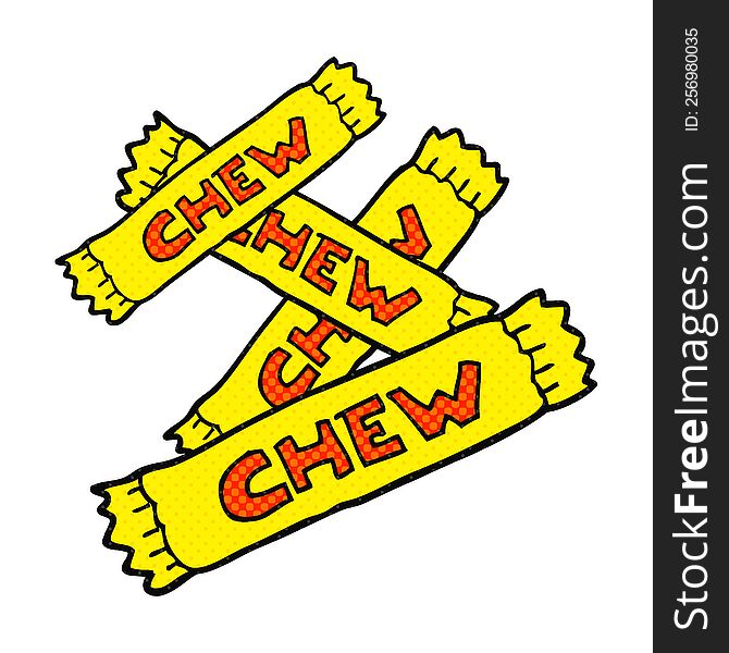 Cartoon Chew Candy