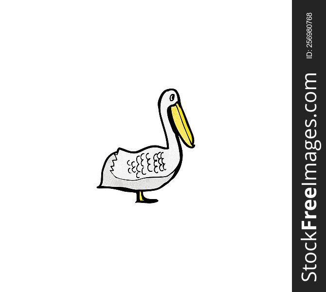 Cartoon Pelican