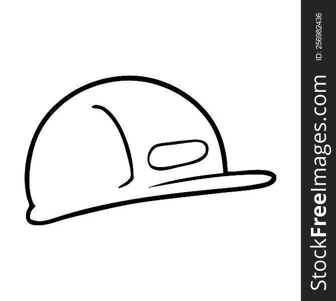 cartoon builders safety hat. cartoon builders safety hat