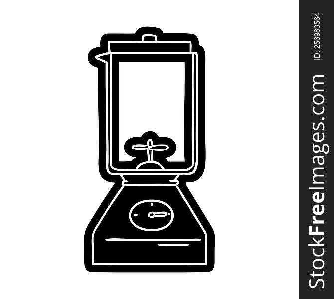 Cartoon Icon Drawing Of A Food Blender