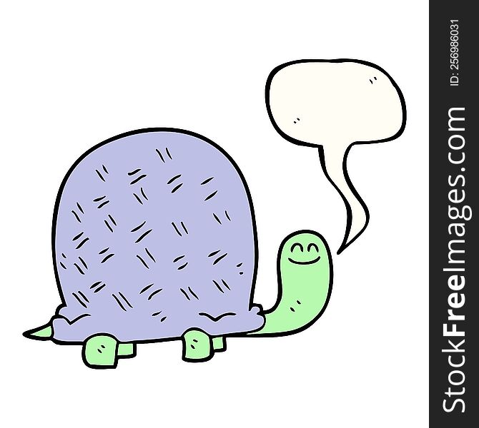 speech bubble cartoon turtle