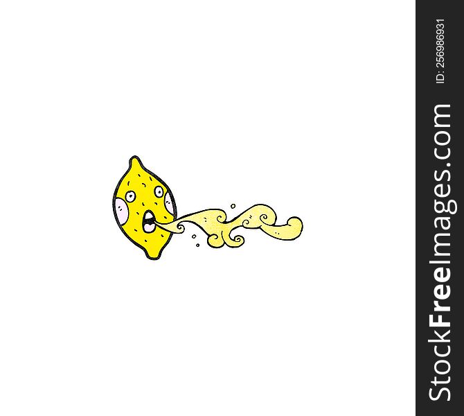 Cartoon Squirting Lemon