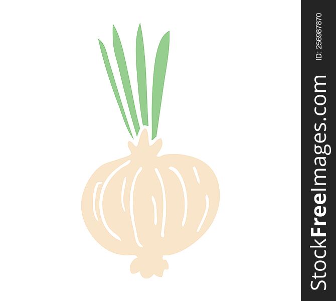 cartoon doodle onion