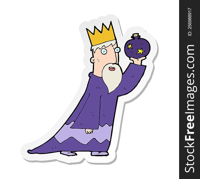 sticker of a one of the three wise men