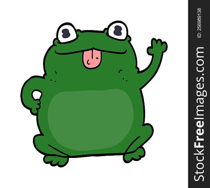 Cartoon Frog