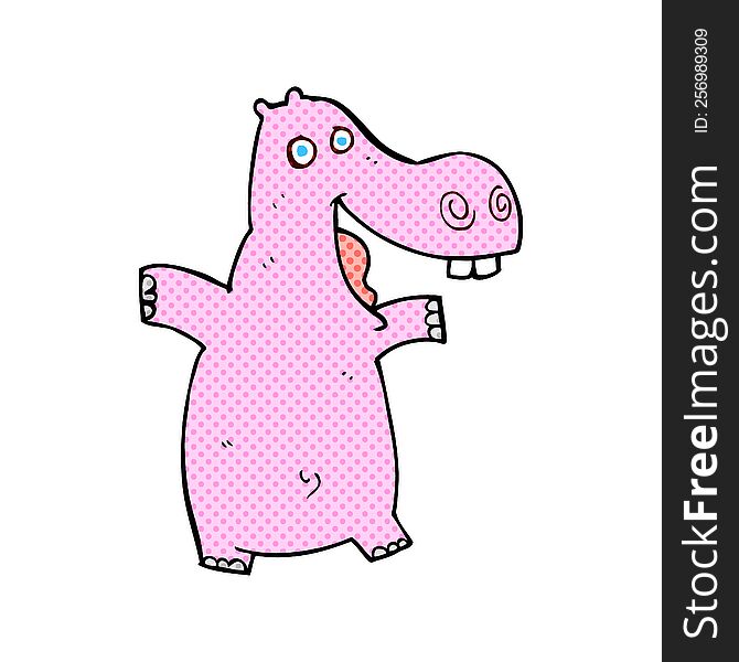 Cartoon Hippo