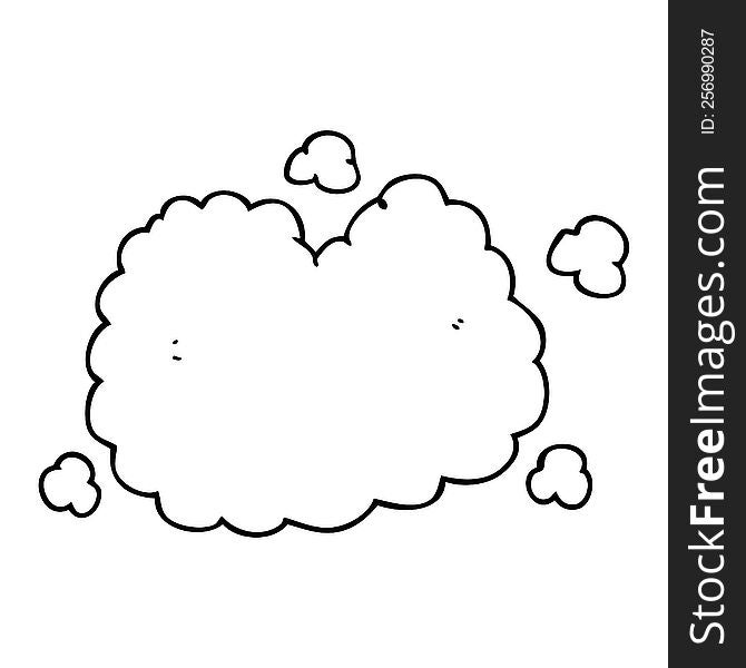 cartoon smoke cloud