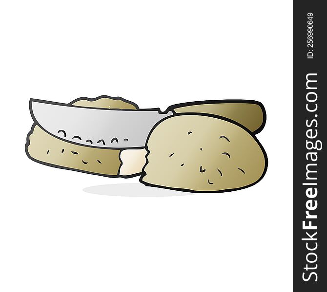 Cartoon Slicing Bread