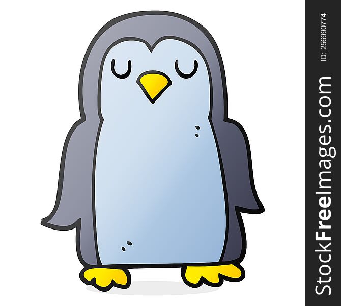 cartoon penguin