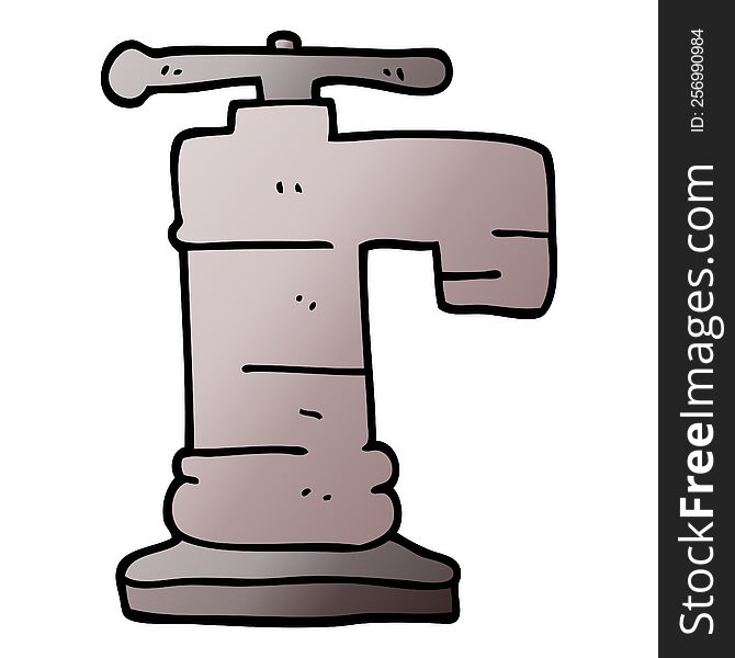 Cartoon Doodle Faucet