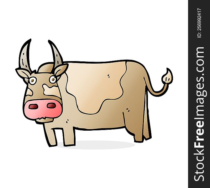 Cartoon Bull