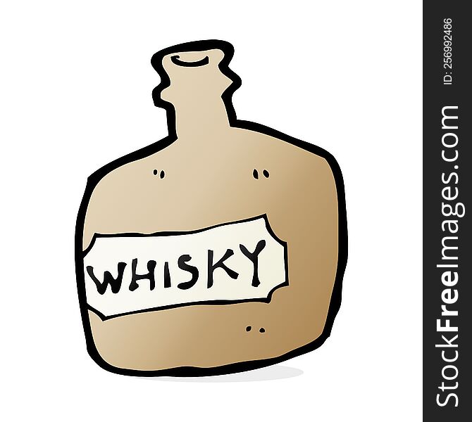 cartoon whisky jar