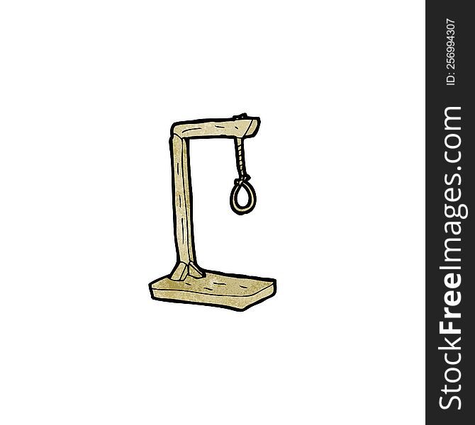 cartoon hanging noose