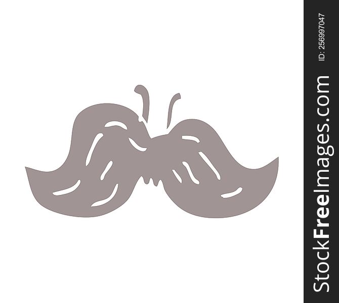 cartoon doodle of a mustache