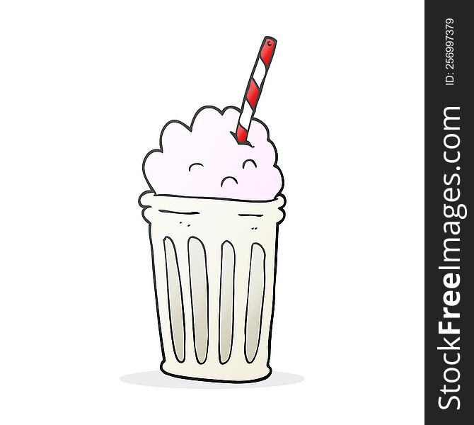 Cartoon Milkshake